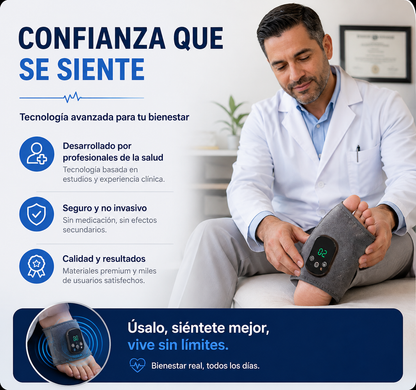  Masajeador Eléctrico Inteligente de Tobillo