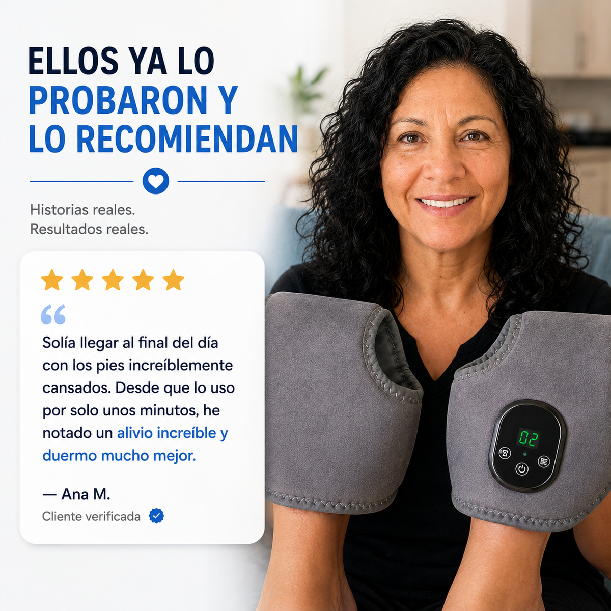  Masajeador Eléctrico Inteligente de Tobillo