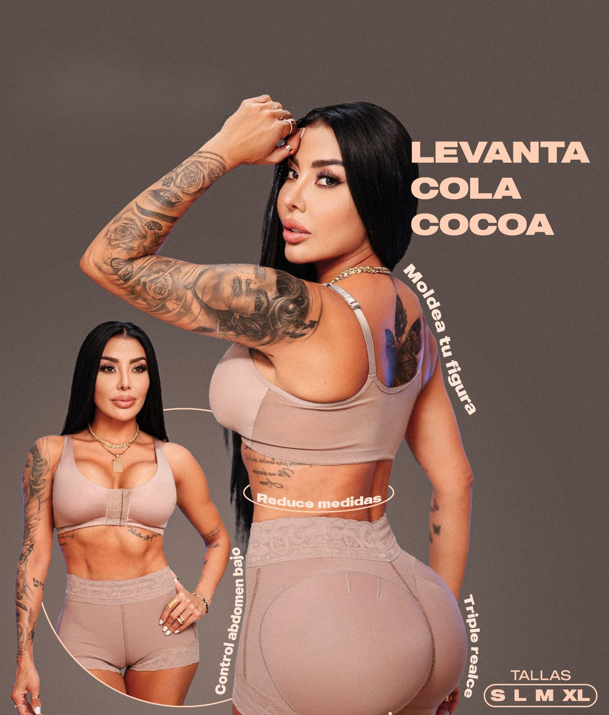 Levanta Cola - Beige/S